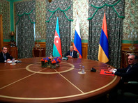 Начались трехсторонние консультации глав МИД России, Армении и Азербайджана в Москве