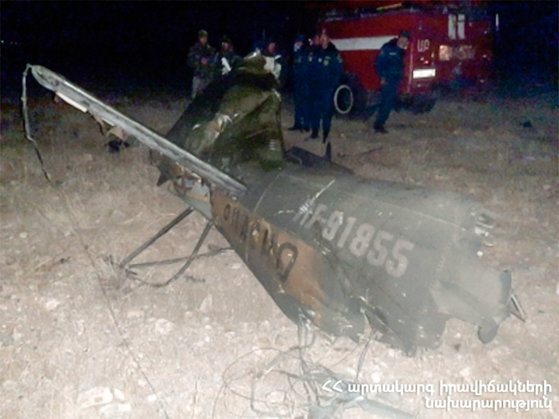 Ми-24 был сбит 9 ноября возле села Ерасх у армяно-азербайджанской границы вне зоны боевых действий. Вертолет сопровождал автоколонну 102-й российской военной базы по территории Армении
