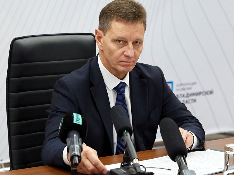 Губернатор Владимирской области Владимир Сипягин заявил, что сдал тест на коронавирус и он показал положительный результат