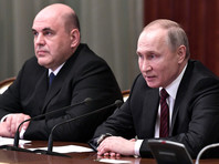 Михаил Мишустин и Владимир Путин, январь 2020 года