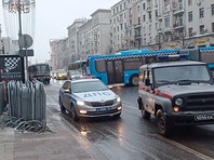 Москва, Пушкинская площадь, 23 января 2021 года