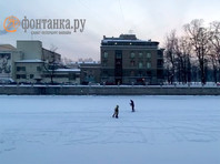 В Петербурге к надписи "Навальный" на снегу стянули МЧС и полицию