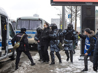 В Москве за месяц арестованы 1251 человек за участие в протестных акциях, еще 2500 оштрафованы