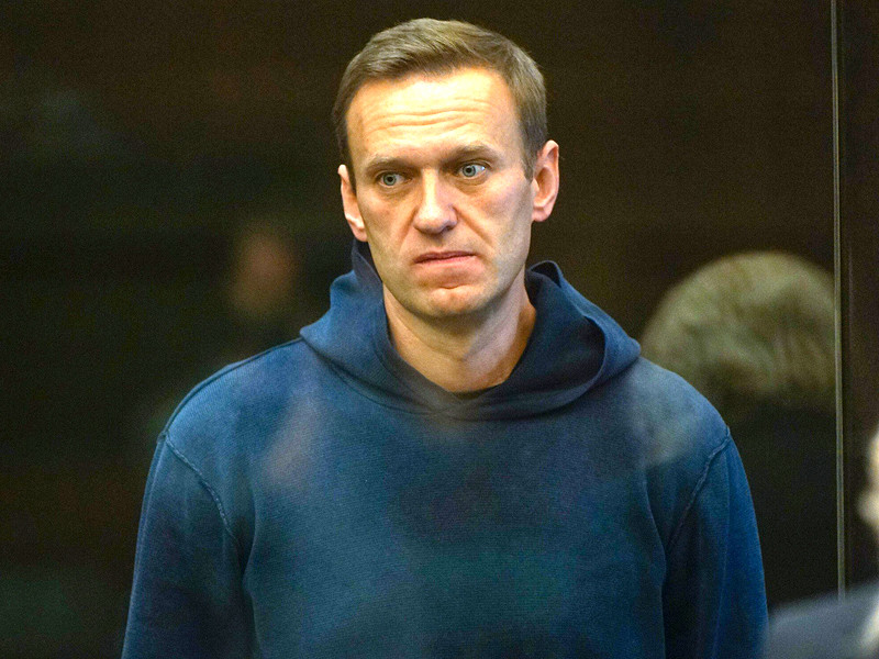 Алексей Навальный на заседании Московского городского суда, 2 февраля 2021 года