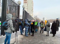 Обстановка у здания Бабушкинского районного суда города Москвы, 20 февраля 2021 года