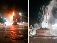 В Татарстане сгорел памятник Воину-освободителю, изготовленный "из огнеупорного материала"