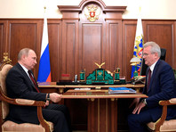 Владимир Путин и Иван Белозерцев, 22 апреля 2019 года