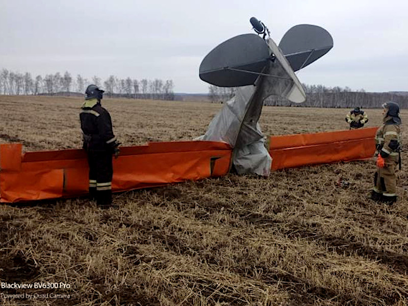 В Иркутской области упал легкомоторный самолет, два человека погибли
