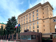 Обстановка у посольства Чехии в Москве, 19 апреля 2021 года