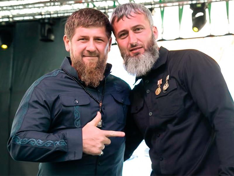 Рамзан Кадыров( на фото - слева) и Замид Чалаев