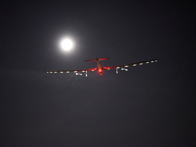 В четверг самолет на солнечных батареях Solar Impulse 2 прибыл в штат Пенсильвания