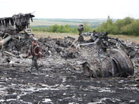 Украина, место падения обломков малайзийского Boeing 777. 18 июля 2014 года