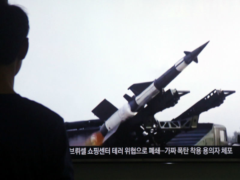Северная Корея вновь произвела запуск баллистических ракет