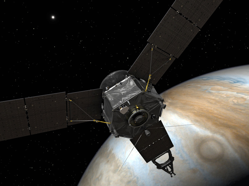 Американский космический зонд Juno готов выйти на орбиту Юпитера