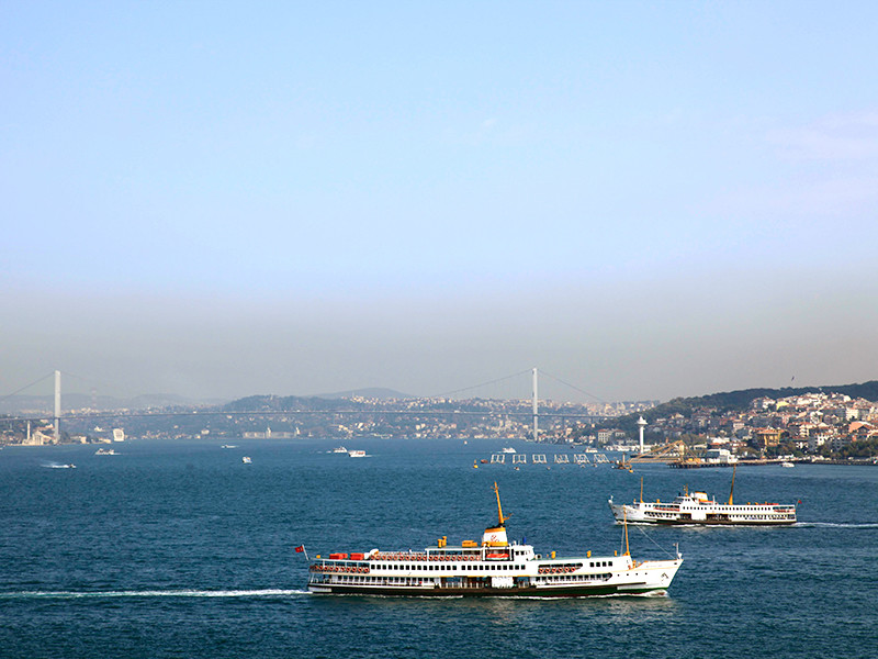 В Турции движение через пролив Босфор - один из ключевых морских путей транспортировки зерна и нефти - в среду, 17 августа, было на некоторое время приостановлено
