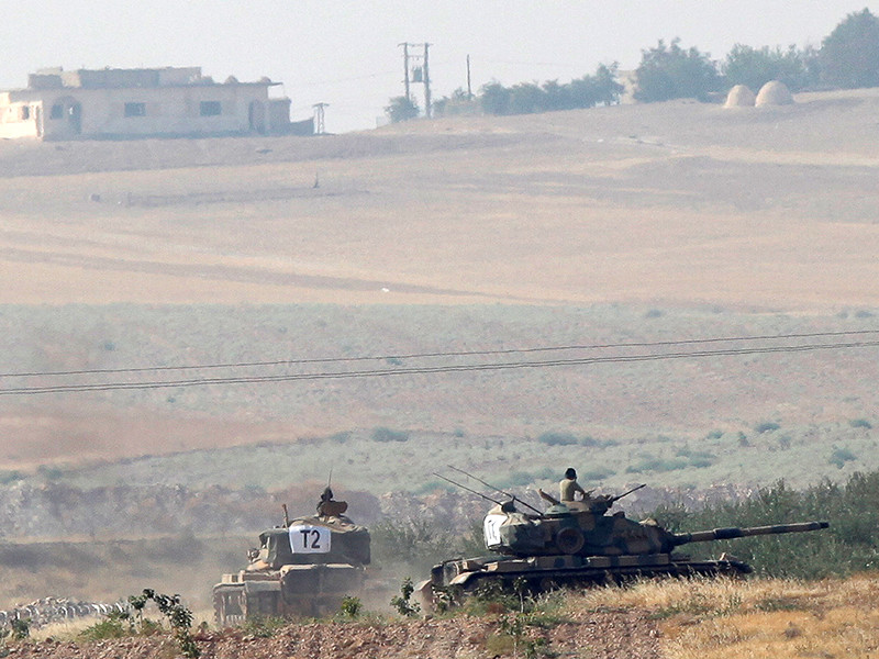 Министерство иностранных дел Сирии осудило вторжение армии Турции на территорию страны в районе города Джераблус
