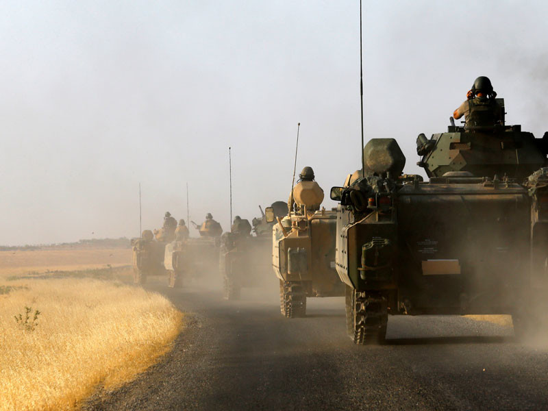 Турция нанесла удары по позициям курдов на севере Сирии