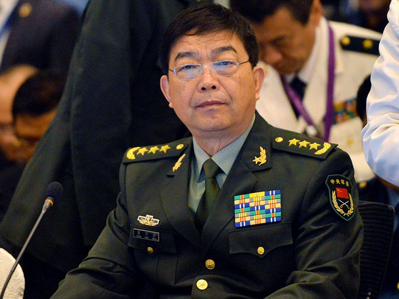 Министр обороны и член Госсовета Китайской народной республики Чан Ваньцюань предупредил о существовании морских угроз безопасности Китая и призвал готовиться к "народной войне на море"