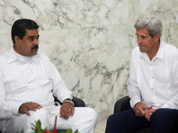 Госсекретарь США Джон Керри и президент Венесуэлы Николас Мадуро
