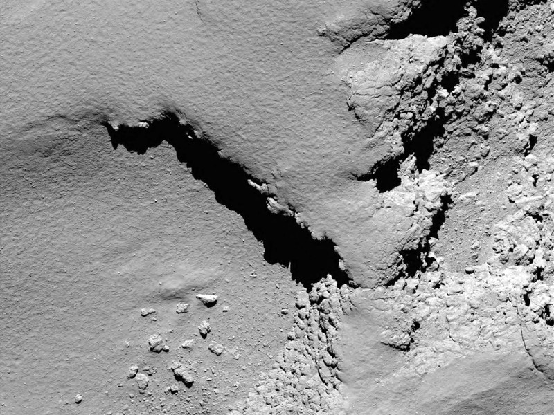 Космический аппарат Rosetta столкнулся с кометой Чурюмова-Герасименко