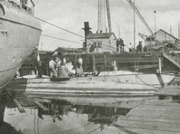 Подлодка "Сом" была построена в США в 1901 году и сначала носила название "Фултон"