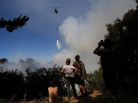 Пожар в двух северных округах штата Санта-Крус и Санта-Клара бушует несколько дней