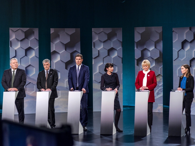 Предвыборные дебаты с участием представителей ведущих партий Исландии и правительства, 28 октября 2016 года