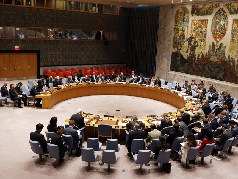 Россия с 1 октября на месяц стала председателем Совета Безопасности ООН