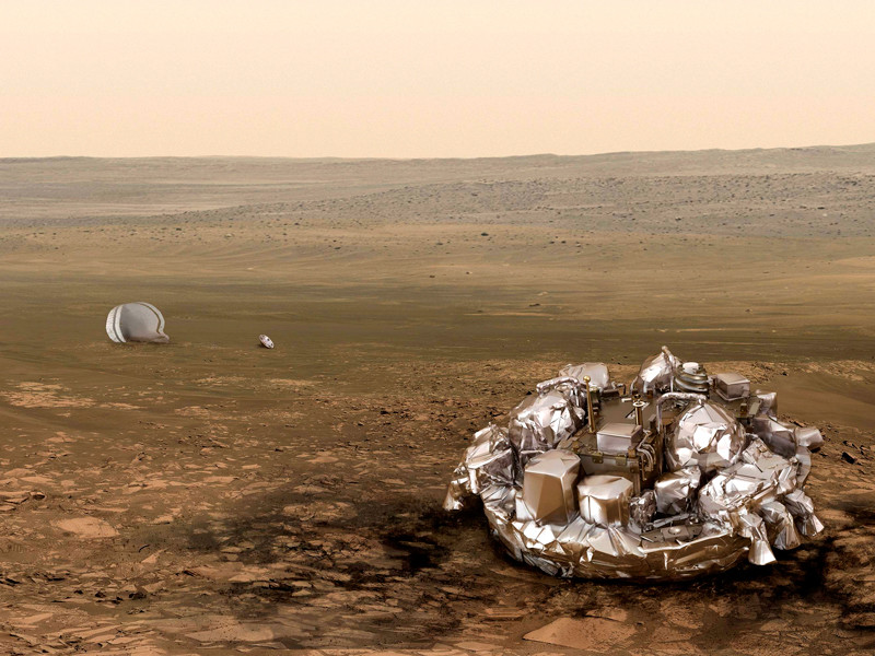 Ученые назвали вероятную причину крушения модуля Schiaparelli при посадке на Марс
