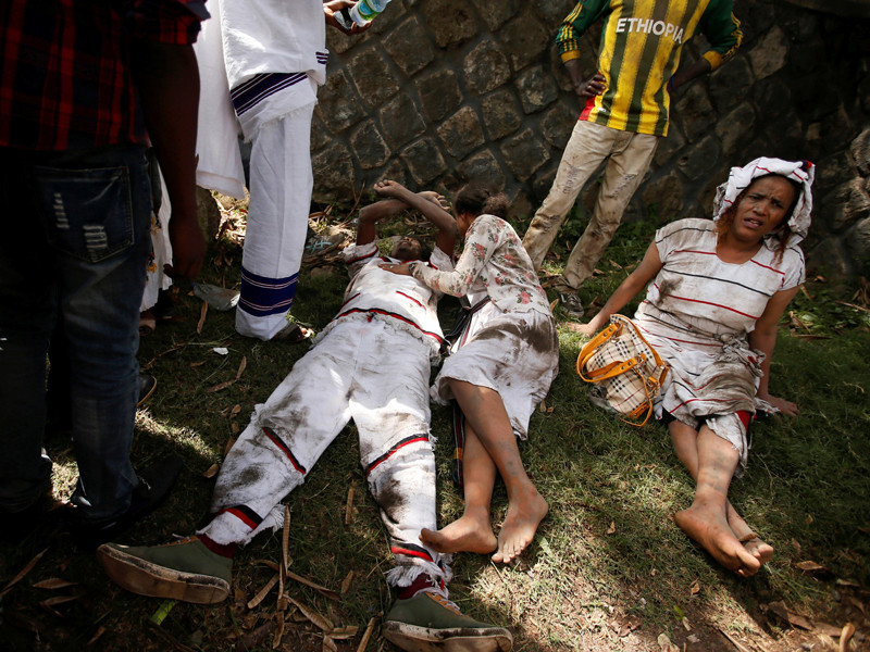 В Эфиопии в спровоцированной полицией давке на фестивале погибли десятки человек