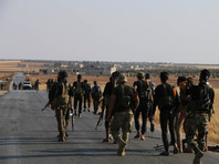 Отряды свободной сирийской армии при поддержке Турции продвигаются к городу Дабик, 11 октября 2016 года
