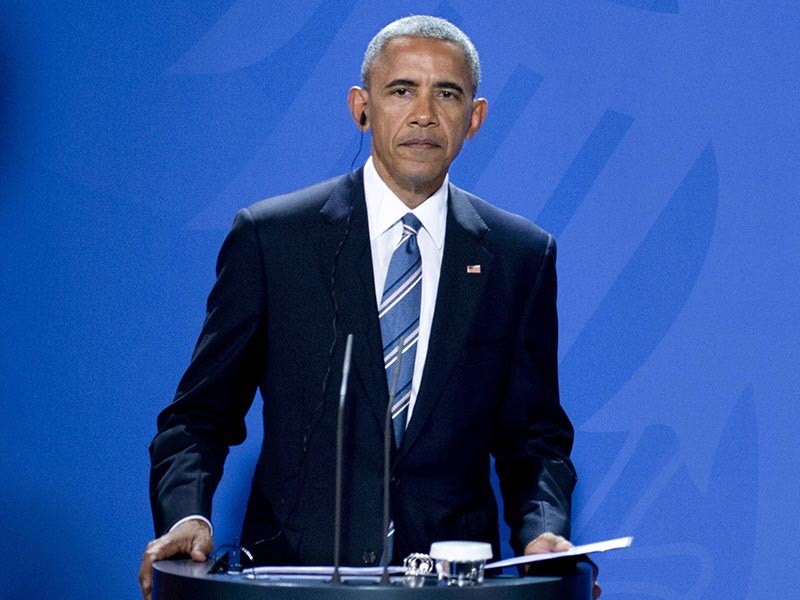 Обама во время визита в Германию назвал условие помилования Сноудена