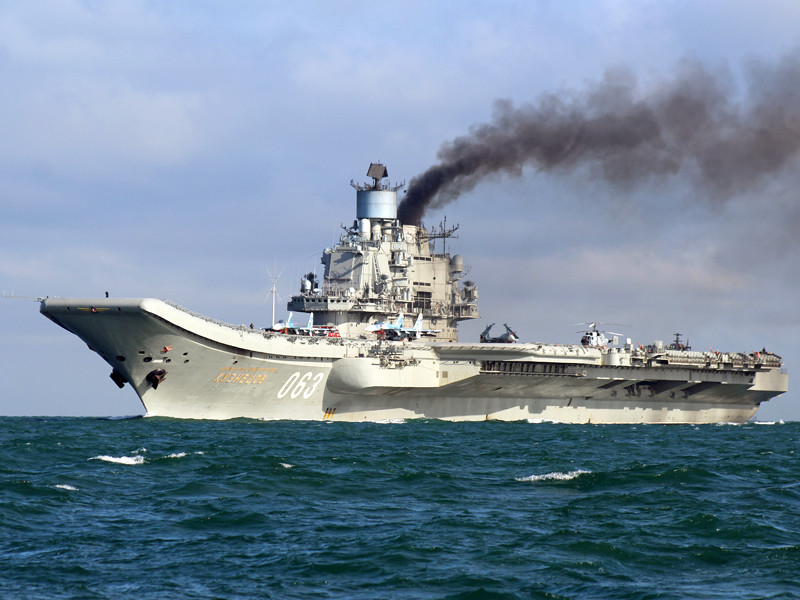 Пентагон сообщил о полетах авиации "Адмирала Кузнецова" над Сирией