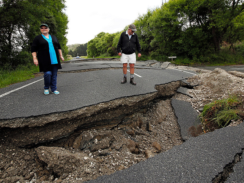 В Новой Зеландии произошло новое землетрясение магнитудой 6,2