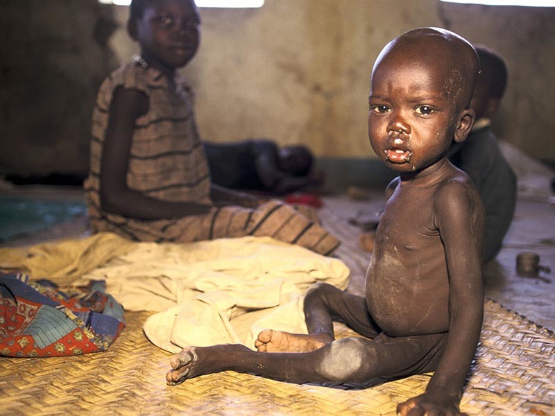 14 миллионов жителей северо-востока Нигерии, захваченного террористами из исламистской военизированной группировки "Боко харам", нуждаются в гуманитарной помощи, без которой 75 000 детей подвержены риску умереть от голода