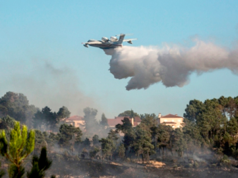 Самолеты МЧС РФ помогают тушить лесные пожары в Израиле
