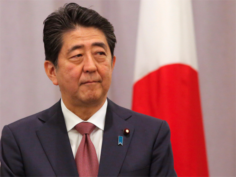 Премьер Японии Синдзо Абэ после встречи с избранным президентом США Дональдом Трампом
