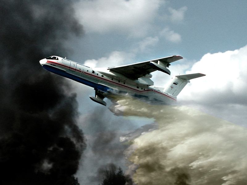 Самолеты российского МЧС тушат пожары в районе израильской Хайфы