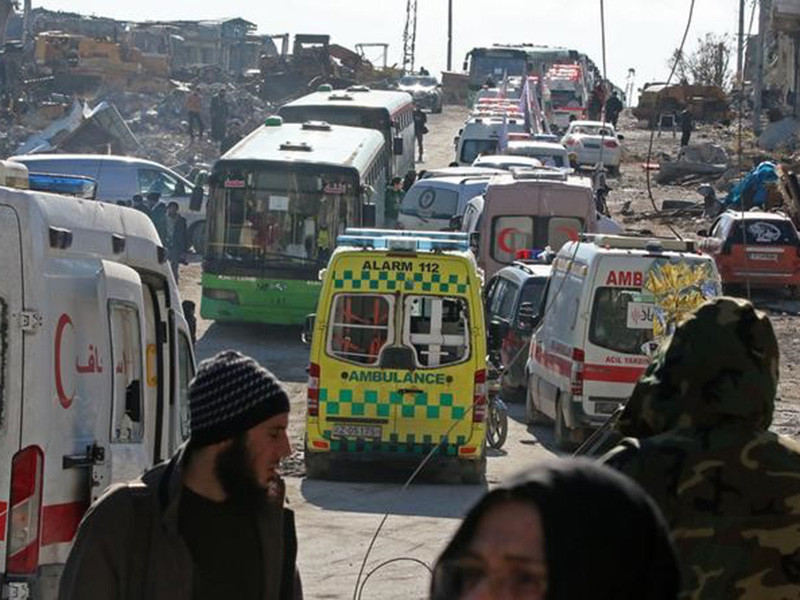 В Сирии возобновлена эвакуация из восточного Алеппо