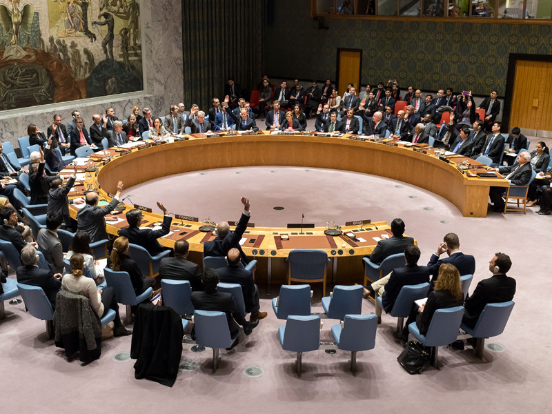 В Совет Безопасности ООН внесен проект резолюции, предусматривающих введение санкций против ряда частных лиц и компаний Сирии в ответ на их предположительную причастность к применению химического оружия в стране