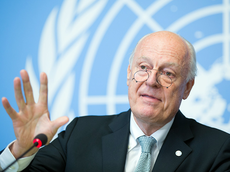 Специальный посланник ООН по Сирии Стаффан де Мистура считает, что пришло время задуматься о возможном возобновлении переговоров между Дамаском и оппозицией