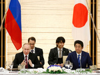Владимир Путин и Синдзо Абэ, Токио, 16 декабря 2016 года