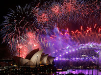Мир встречает Новый год грандиозными фейерверками