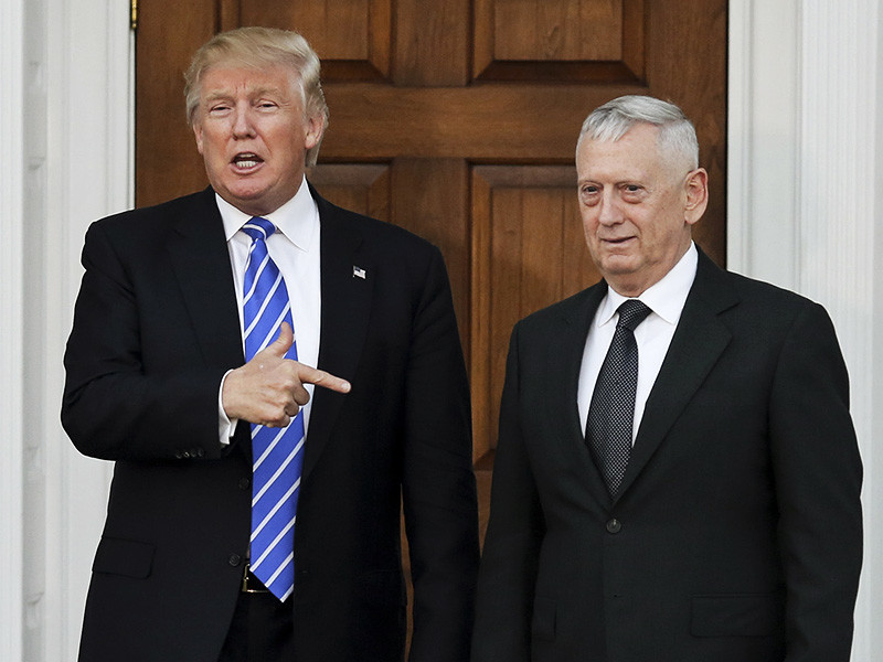 Избранный президент США Дональд Трамп официально предложил кандидатуру генерала морской пехоты в отставке Джеймса Мэттиса на пост министра обороны страны