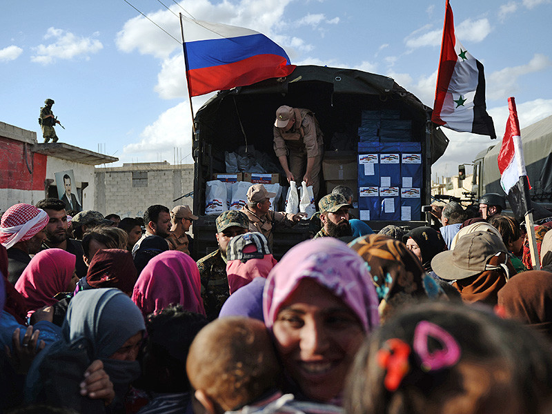 Российский Центр по примирению враждующих сторон в Сирии провел за прошедшие сутки 12 гуманитарных акций в городе Алеппо