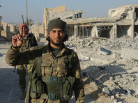 Участвовавшие в штурме Эль-Баба сирийские мятежники, поддерживаемые Турцией, объявили, что очистили этот город от террористов из группировки ИГ (запрещена в РФ)