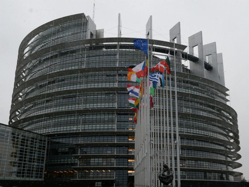 Здание Европарламента в Страсбурге