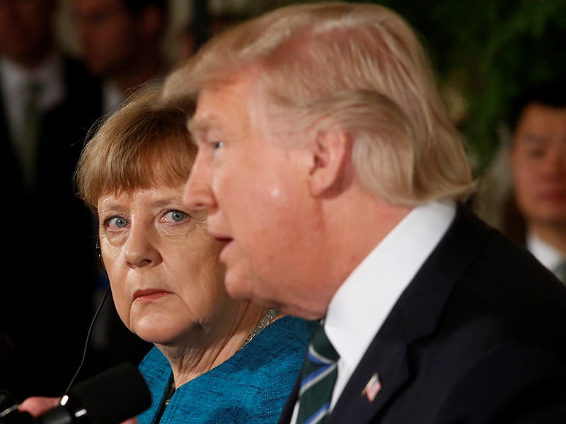 Меркель после встречи с Трампом заявила о необходимости улучшать отношения с Россией
