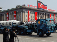 КНДР впервые показала ракеты для подводных лодок на параде в Пхеньяне