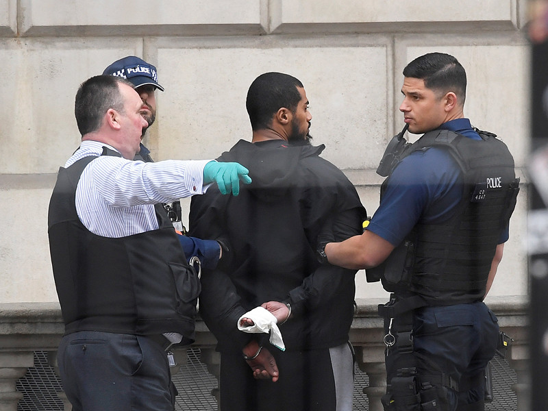 Сотрудники правоохранительных органов Великобритании задержали в центре Лондона, недалеко от Вестминстерского дворца и резиденции премьер-министра страны Терезы Мэй, молодой человек, у которого было изъято холодное оружие